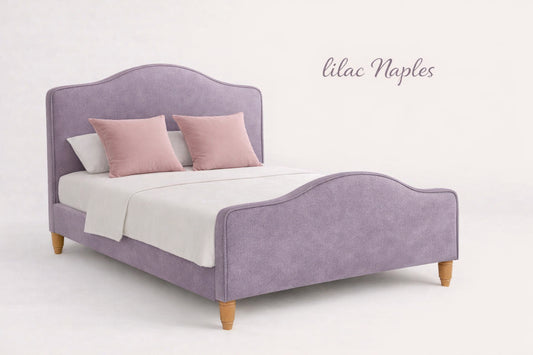 Lilac Naples Elias Curved Bed