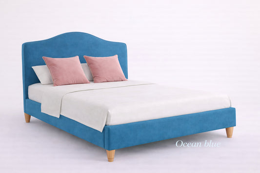 Ocean Blue Low End Curved Bed