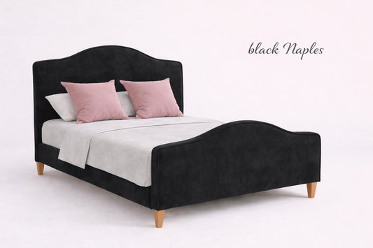 Black Naples Elias Curved Bed